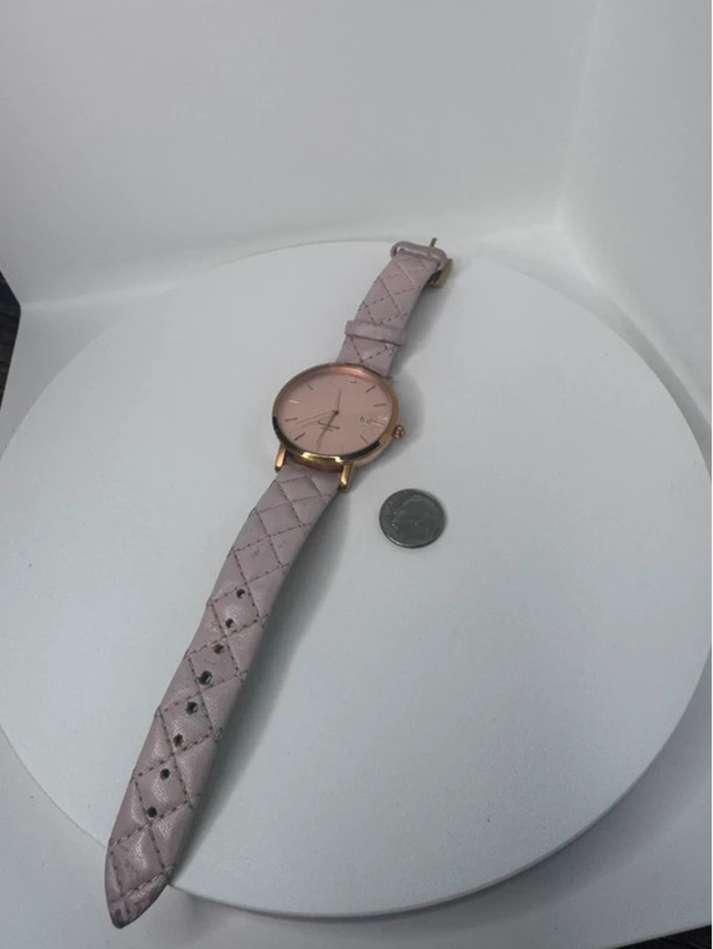 Kate Spade New York watch pink quilted - Picture 2 of 11